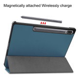Samsung Galaxy Tab S8+ Plus (2022)/Tab S7+ Plus (2020) Case, Folio PU Leather Cover, Sleep/Wake-up Function, 3-Fold Stand | icoverlover.com.au | Tablet Cases