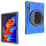 Samsung Galaxy Tab S8+ Plus (2022)/Tab S7+ Plus (2020) Case, Silicone + PC Protective Armour Cover, Stand, Shoulder Strap, Hand Strap | icoverlover.com.au | Tablet Cases