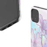 For Google Pixel 7, 6 Pro, 5, 4A 5G, 4A, 4 XL, 4 Case, Tough Protective Back Cover, Floral Watercolour | Protective Cases | iCoverLover.com.au