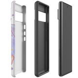 For Google Pixel 6 Pro Case Tough Protective Cover Watercolour Floral