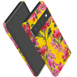 For Google Pixel 6 Pro Case Tough Protective Cover Flower Pattern