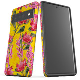 For Google Pixel 6 Pro Case Tough Protective Cover Flower Pattern