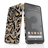 For Google Pixel 3 XL Case Armour Protective Cover Leopard Pattern