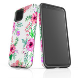 For Google Pixel 4 Case Armour Protective Cover Floral Garden