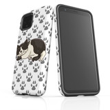 For Google Pixel 4 Case Armour Protective Cover Tuxedo Cat