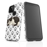 For Google Pixel 4a 5G Case Armour Protective Cover Tuxedo Cat