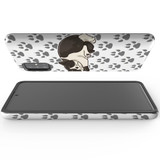 Protective Samsung Galaxy A Series Case, Tough Back Cover, Tuxedo Cat | iCoverLover Australia