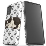 Protective Samsung Galaxy A Series Case, Tough Back Cover, Tuxedo Cat | iCoverLover Australia