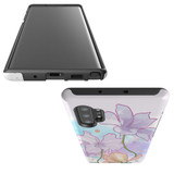 For Samsung Galaxy Note 20 Ultra, 20, Note 10+ Plus, 10, Note 9 Case, Tough Protective Cover, Floral Watercolour | Protective Cases | iCoverLover.com.au