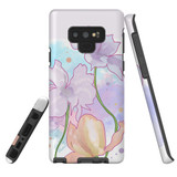 For Samsung Galaxy Note 9 Case Tough Protective Cover Watercolor Floral
