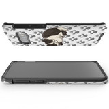 For Samsung Galaxy S10 Case Tough Protective Cover Tuxedo Cat