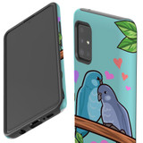 Protective Samsung Galaxy A Series Case, Tough Back Cover, Birds In Love | iCoverLover Australia