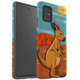 Protective Samsung Galaxy A Series Case, Tough Back Cover, Lovely Kangaroos | iCoverLover Australia