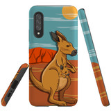 For Samsung Galaxy A90 5G Case Tough Protective Cover Lovely Kangaroos