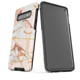 For Samsung Galaxy S10 Case Tough Protective Cover Marble Patterned