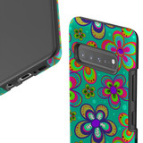 Protective Samsung Galaxy S Series Case, Tough Back Cover, Retro Floral | iCoverLover Australia