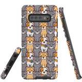 For Samsung Galaxy S10+ Plus Case Tough Protective Cover Seamless Cat