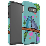 For Samsung Galaxy S10e Case Tough Protective Cover Birds In Love