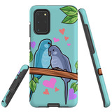 For Samsung Galaxy S20+ Plus Case Tough Protective Cover Birds In Love