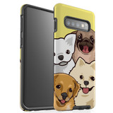 For Samsung Galaxy S10 Case Tough Protective Cover Cute Puppies