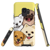 For Samsung Galaxy S9 Case Tough Protective Cover Cute Puppies