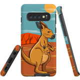 For Samsung Galaxy S10 Case Tough Protective Cover Lovely Kangaroos