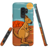 For Samsung Galaxy S23+ Plus Case Tough Protective Cover, Kangaroo Illustration | Shielding Cases | iCoverLover.com.au