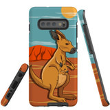 For Samsung Galaxy S10+ Plus Case Tough Protective Cover Lovely Kangaroos