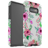 For Samsung Galaxy S10e Case Tough Protective Cover Floral Garden