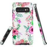 For Samsung Galaxy S10 Case Tough Protective Cover Floral Garden