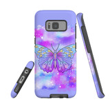 For Samsung Galaxy S8 Plus Case Tough Protective Cover Butterfly Enchanted