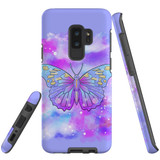 For Samsung Galaxy S9+ Plus Case Tough Protective Cover Butterfly Enchanted