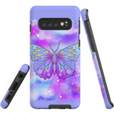 For Samsung Galaxy S10 Case Tough Protective Cover Butterfly Enchanted
