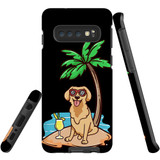 For Samsung Galaxy S10 Case Tough Protective Cover Cool Dog