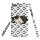 For iPhone 8 Plus & 7 Plus Case Tough Protective Cover Tuxedo Cat