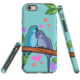 For iPhone 6S Plus & 6 Plus Case Tough Protective Cover Birds In Love
