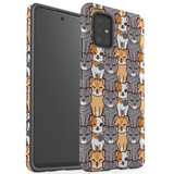 Protective Samsung Galaxy A Series Case, Tough Back Cover, Cats In Harmony | iCoverLover Australia