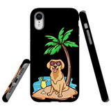 For iPhone XR Case Tough Protective Cover Cool Dog
