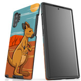 Protective Samsung Galaxy Note Series Case, Tough Back Cover, Lovely Kangaroos | iCoverLover Australia