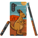 For Samsung Galaxy Note 10 Case Tough Protective Cover Lovely Kangaroos