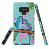 For Samsung Galaxy Note 9 Case Tough Protective Cover Birds In Love