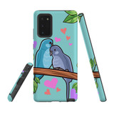 For Samsung Galaxy Note 20 Case Tough Protective Cover Birds In Love