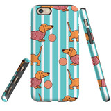 For iPhone 6S Plus & 6 Plus Case Tough Protective Cover Dachshund Cute