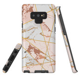 For Samsung Galaxy Note 9 Case Tough Protective Cover Marble Patterned