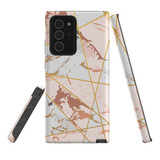 For Samsung Galaxy Note 20 Ultra Case Tough Protective Cover Marble Patterned