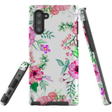 For Samsung Galaxy Note 10 Case Tough Protective Cover Floral Garden