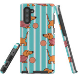 For Samsung Galaxy Note 10 Case Tough Protective Cover Dachshund Cute
