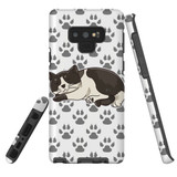For Samsung Galaxy Note 9 Case Tough Protective Cover Tuxedo Cat