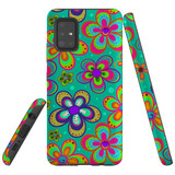 For  Samsung Galaxy A51 5G Case Tough Protective Cover Retro Floral