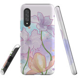 For Samsung Galaxy A90 5G Case Tough Protective Cover Watercolor Floral